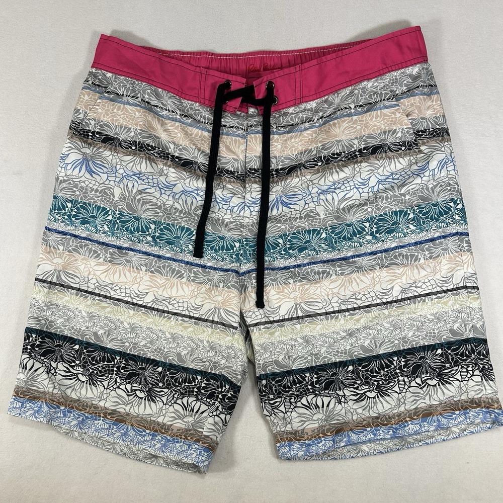 Robert Graham‎ Floral Swim Suit Trunks Classic Fit Size 38 Board Shorts